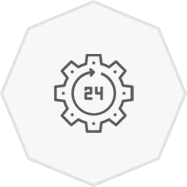 24-Hour Service Icon